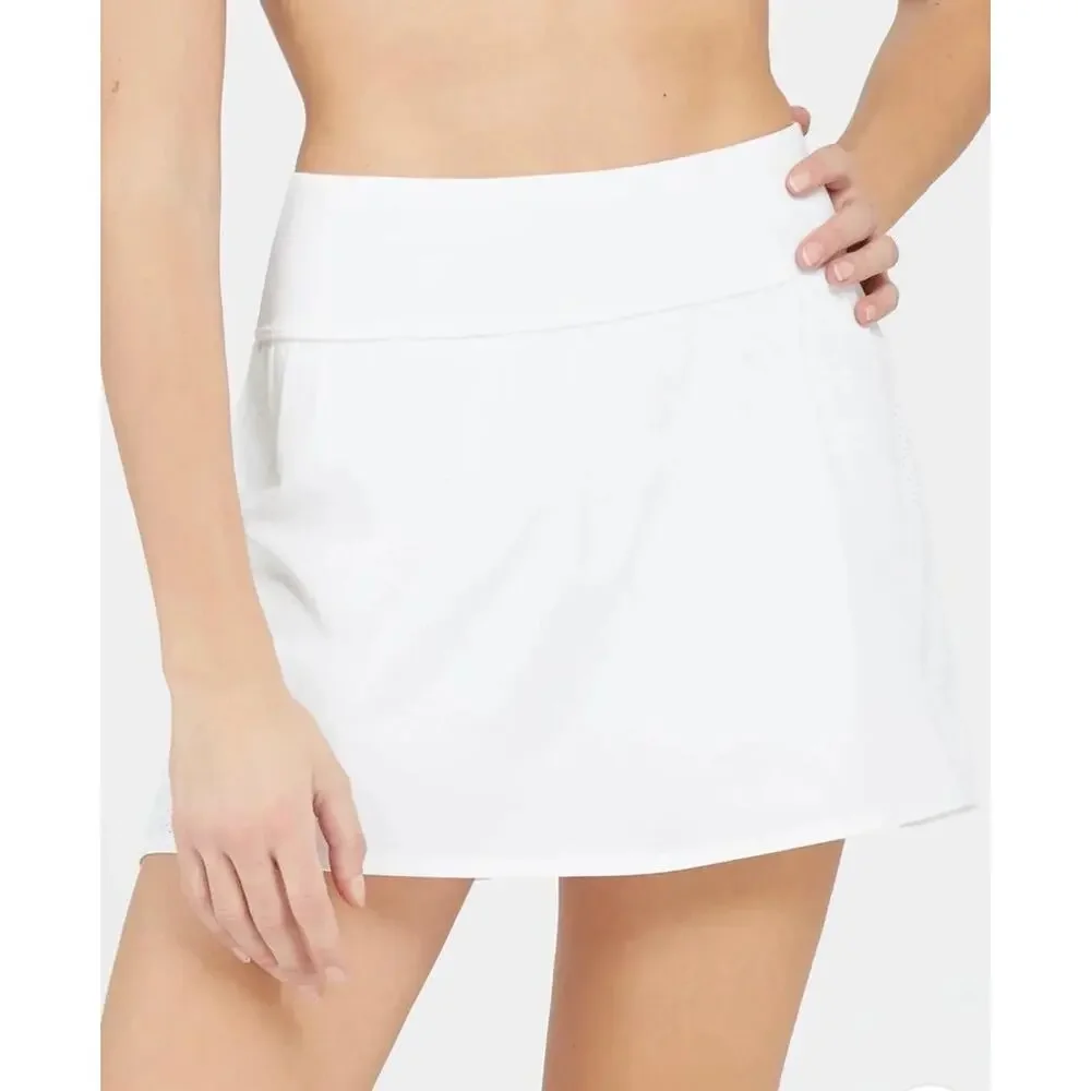 SPANX Get Moving Skort Skirt Pale Pink XL Golf Tennis Pickleball Athleisure